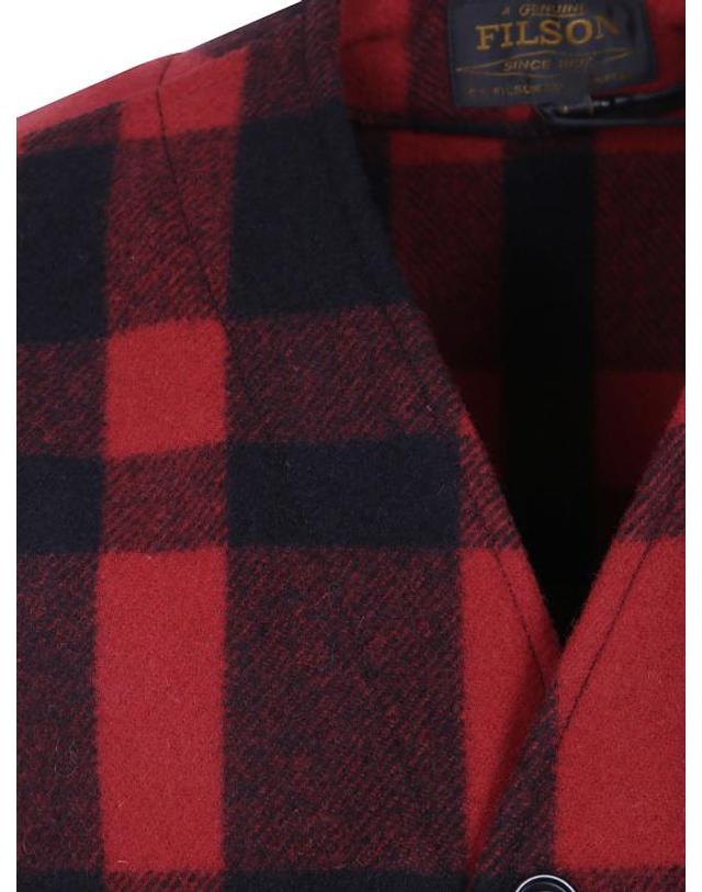 필슨 [해외직구] 26FW 필슨 수트 자켓 262M FMGIL0059 5167 RED BLACK PLAID 착용컷
