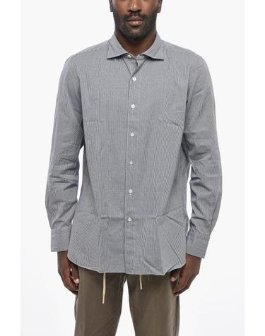 [해외직구] 피나모레 긴팔 셔츠 GAETA A5057 02 Midnight blue