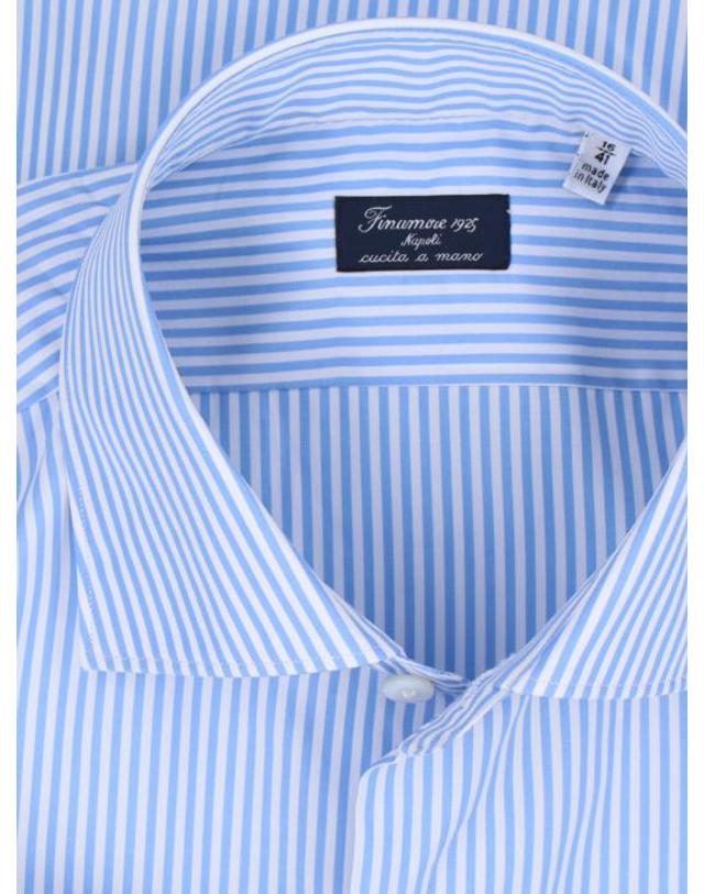 피나모레 [해외직구] 26FW 피나모레 셔츠 C0499 MILANO ZANTE 01 LIGHT BLUE 착용컷