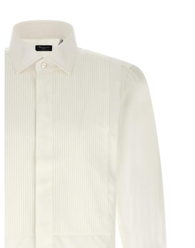 피나모레 [해외직구] 26FW 피나모레 긴팔 셔츠 C0147B01 White 착용컷