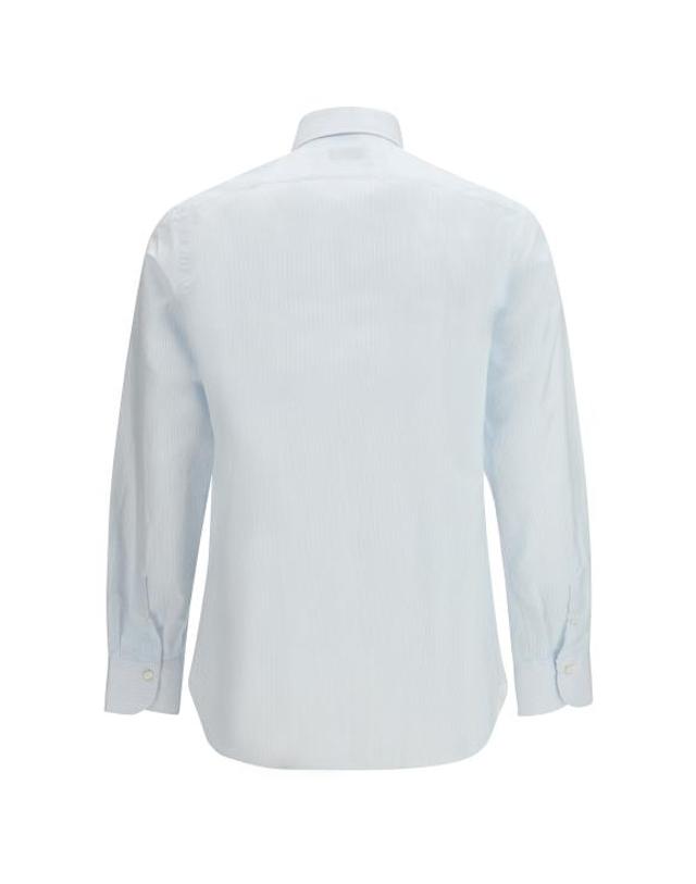 피나모레 [해외직구] 26SS 피나모레 긴팔 셔츠 NPZNPSZL06035101 LIGHT BLU STRIPE 착용컷