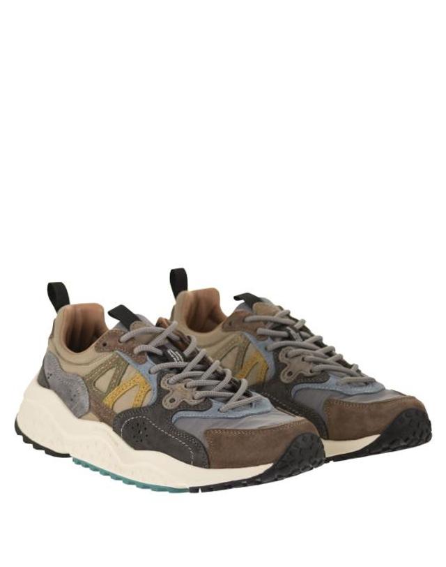 플라워 마운틴 [해외직구] 26FW 플라워 마운틴 스니커즈 2019507 GREY BROWN 착용컷