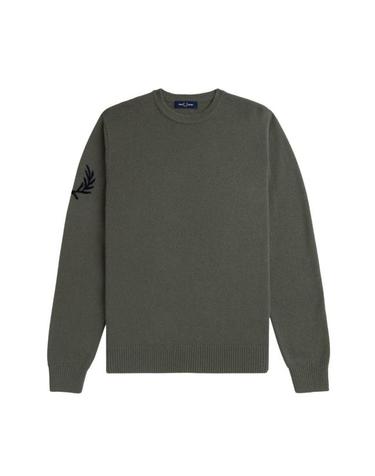 프레드 페리 [해외직구] 24FW 프레드페리 스웨터 K8529 green