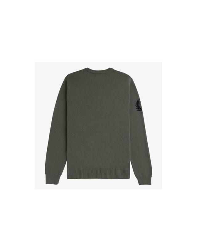 프레드 페리 [해외직구] 24FW 프레드페리 스웨터 K8529 green 착용컷