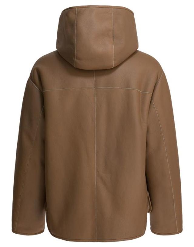 펄링 바이 지아니 [해외직구] 25FW 펄링바이지아니 무스탕 INESLACONTEDDYMOUSSE BROWN 착용컷