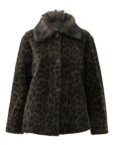 [해외직구] 25FW 펄링바이지아니 케이프 ALISON MIXAGNELLO LEOPARDOMILITARY Green