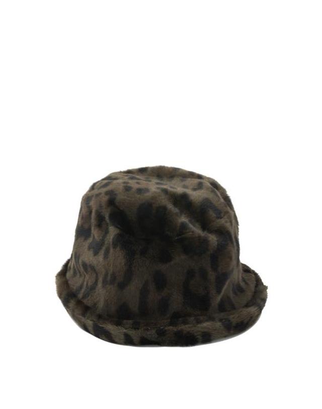 펄링 바이 지아니 [해외직구] 25FW 펄링바이지아니 버킷햇 ASIAAGNELLO LEOPARDOMILITARE Brown 착용컷