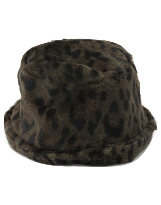 펄링 바이 지아니 [해외직구] 25FW 펄링바이지아니 버킷햇 ASIAAGNELLO LEOPARDOMILITARE Brown 착용컷