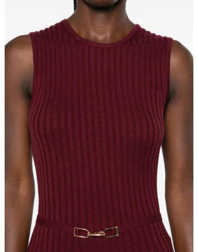 가브리엘라 허스트 [해외직구] 26FW 가브리엘라허스트 롱 원피스 4269600A004BDX Bordeaux 착용컷