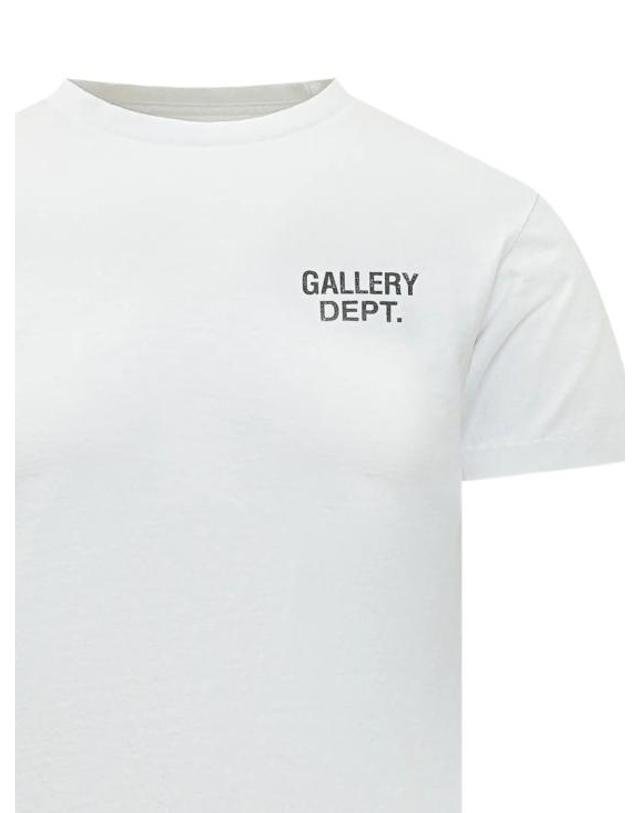 갤러리디파트먼트 [해외직구] 26SS 갤러리 디파트먼트 반팔 티셔츠 TOP043 CLWH CLEAN WHITE 착용컷