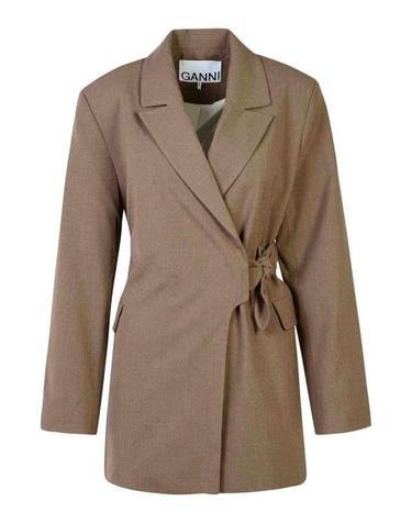 [해외직구] 24FW 가니 수트 자켓 F9278886 BROWN