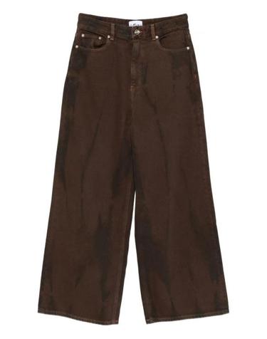 [해외직구] 25FW 가니 오버다이드 헤비 데님 베기 팬츠 J1737 979 BROWN