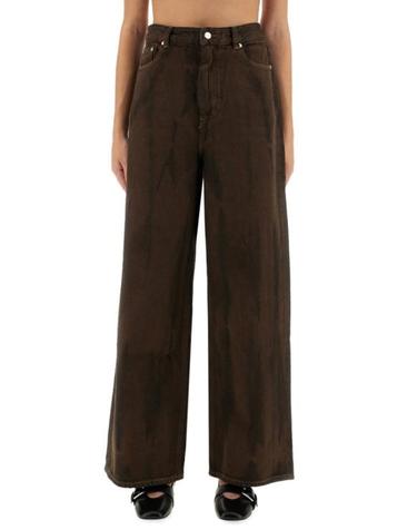 [해외직구] 25FW 가니 오버다이드 헤비 데님 베기 팬츠 J1737 979 Brown