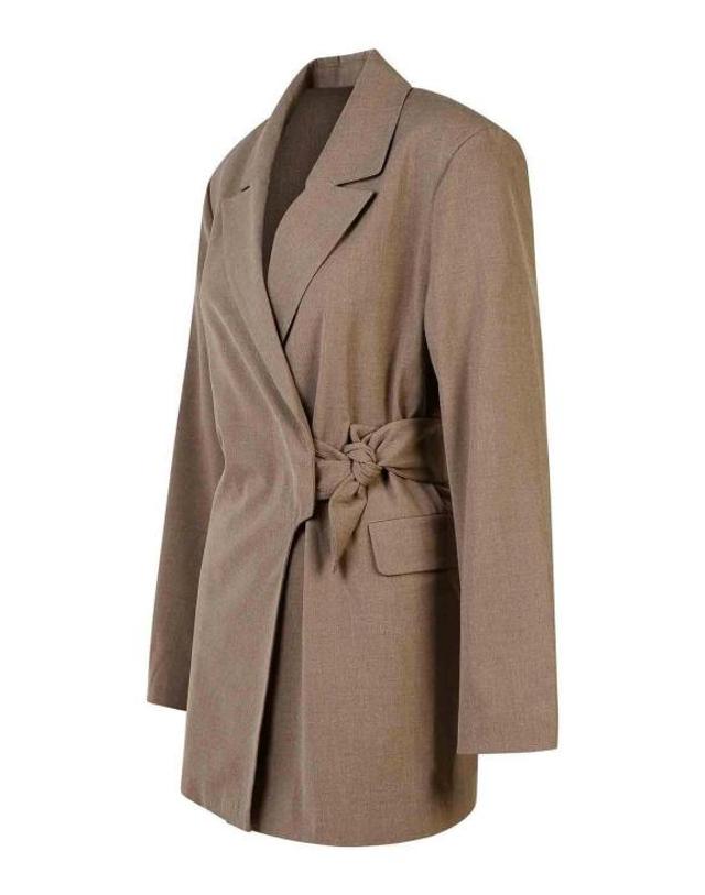 가니 [해외직구] 24FW 가니 수트 자켓 F9278886 BROWN 착용컷