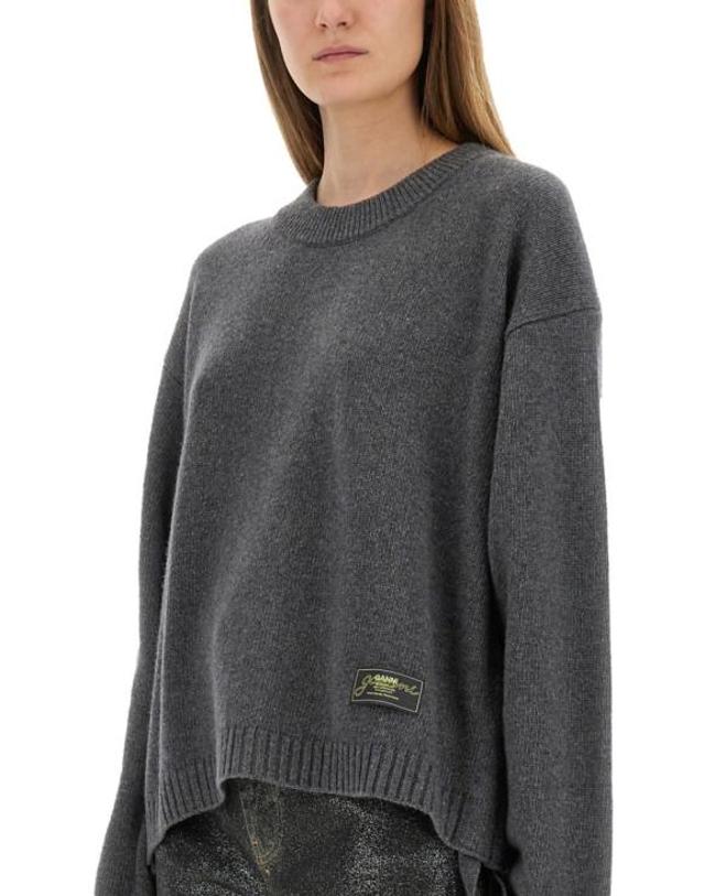 가니 [해외직구] 25FW 가니 탑 K2569 252 Grey 착용컷