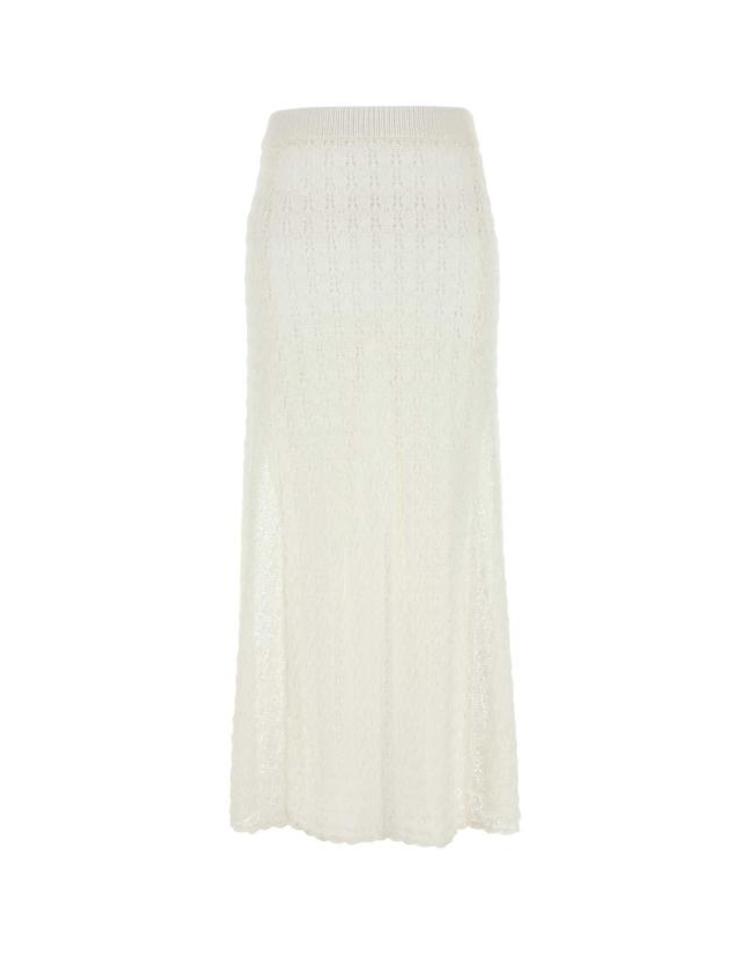 GANNI [해외] 25FW 가니 롱 스커트 K2546 135 WHITE