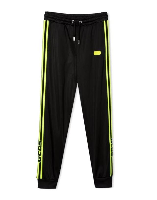 지씨디에스 [해외직구] 21FW 주니어 지씨디에스 스트레이트 팬츠 028479T 110 BLACK 착용컷