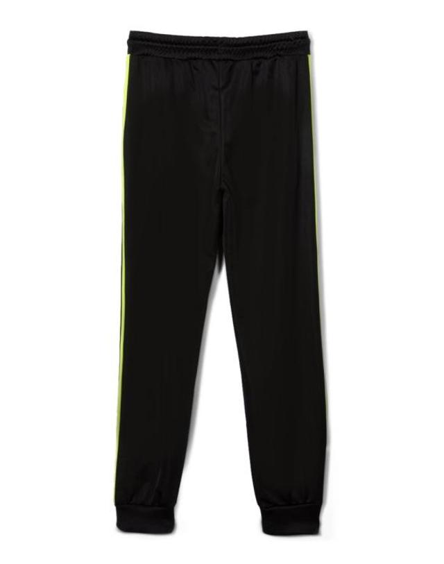 지씨디에스 [해외직구] 21FW 주니어 지씨디에스 스트레이트 팬츠 028479T 110 BLACK 착용컷
