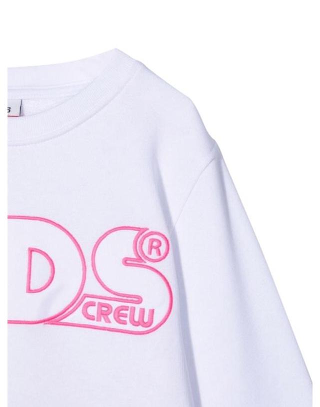 지씨디에스 [해외직구] 21FW 주니어 지씨디에스 풀오버 028653T 001 WHITE 착용컷