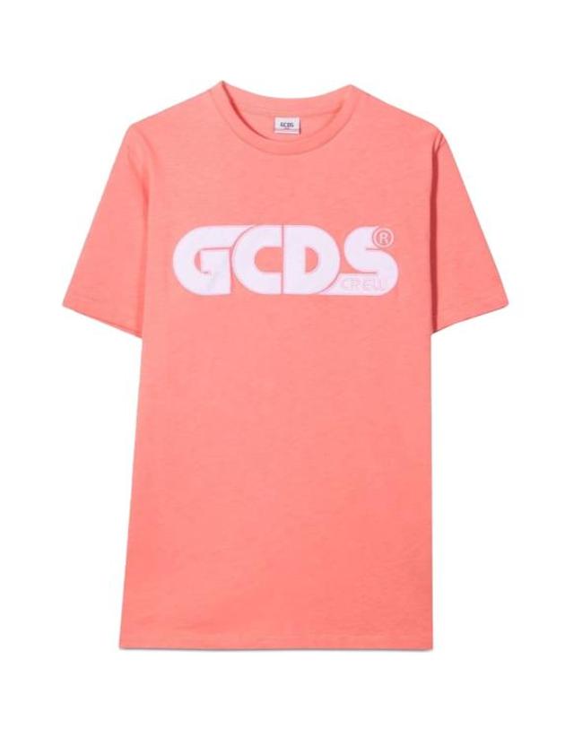 지씨디에스 [해외직구] 21FW 주니어 지씨디에스 티셔츠 028656T 042 PINK 착용컷