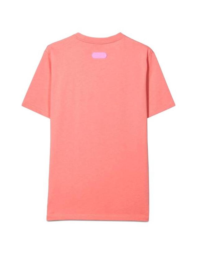 지씨디에스 [해외직구] 21FW 주니어 지씨디에스 티셔츠 028656T 042 PINK 착용컷