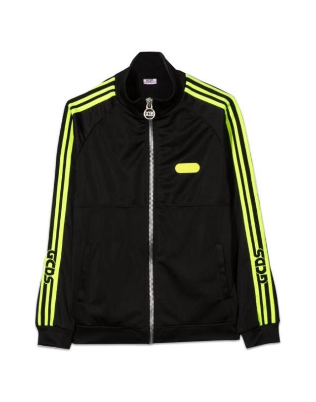 지씨디에스 [해외직구] 21FW 주니어 지씨디에스 캐주얼 자켓 028476T 110 BLACK 착용컷