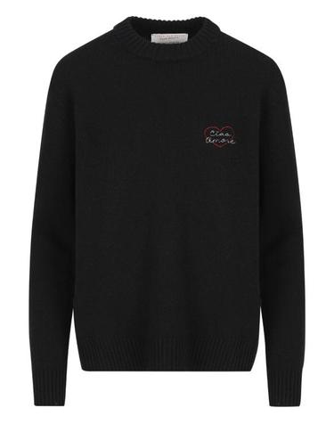 [해외직구] 25FW 지아다 베닌카사 스웨터 S25M10 02 Black