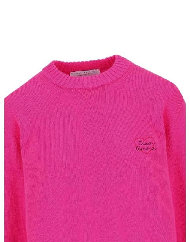지아다 베닌카사 [해외직구] 25FW 지아다 베닌카사 스웨터 S25M10 06 Pink 착용컷