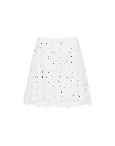 [해외직구] 25FW 지암바티스타 발리 미디 스커트 25FWPVCA204128LIN M019 WHITE
