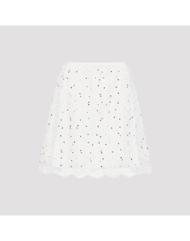 지암바티스타 발리 [해외직구] 25FW 지암바티스타 발리 숏 스커트 25FWPVCA2041 28LIN M019 IVORY 착용컷