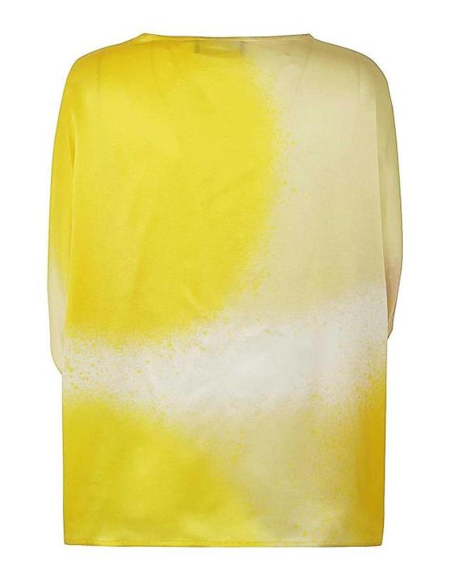 지안루카카파놀로 [해외직구] 24SS 지안루카카페놀로 반팔 티셔츠 24ET57520018 Yellow 착용컷