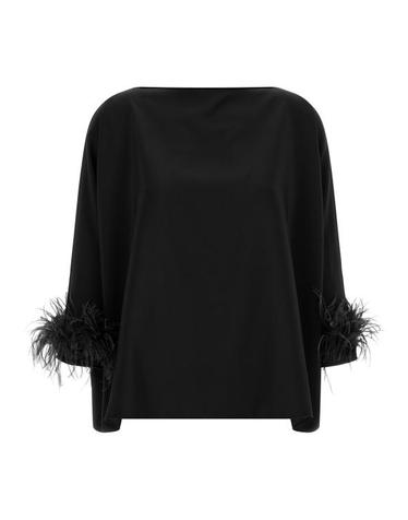 [해외직구] 26FW 지안루카카페놀로 블라우스 26IT416500F502 Black