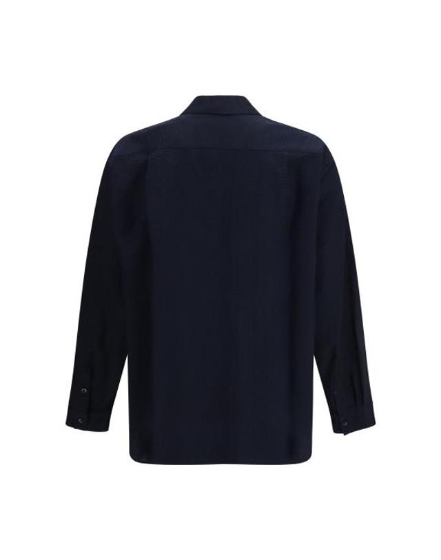 조르지오 아르마니 [해외직구] 26SS 조르지오 아르마니 긴팔 셔츠 GM003496TE11186 UB115 BLUE 착용컷