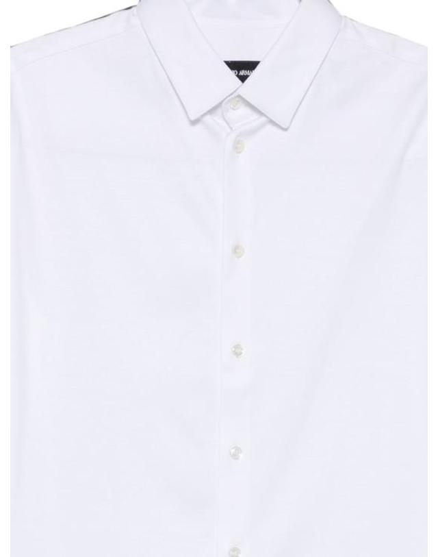 조르지오 아르마니 [해외직구] 26FW 조르지오 아르마니 긴팔 셔츠 GM000056 TE10459U0002 Brilliant white 착용컷