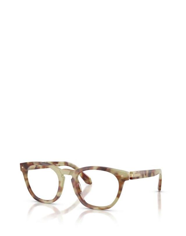 조르지오 아르마니 [해외직구] 25FW 조르지오 아르마니 안경 AR7284 6299 BROWN MINT TORTOISE 착용컷