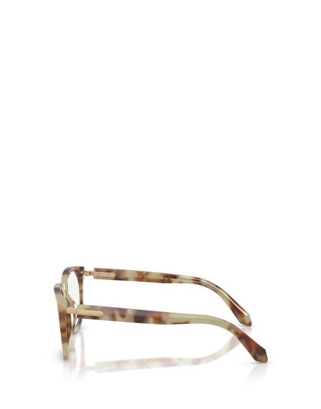 조르지오 아르마니 [해외직구] 25FW 조르지오 아르마니 안경 AR7284 6299 BROWN MINT TORTOISE 착용컷