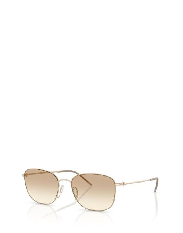 조르지오 아르마니 [해외직구] 26FW 조르지오 아르마니 선글라스 AR6168 300213 MATTE PALE GOLD 착용컷