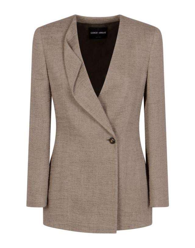 조르지오 아르마니 [해외직구] 26SS 조르지오 아르마니 수트 자켓 GW002778 TE20131M6303 SIMPLY TAUPE 착용컷
