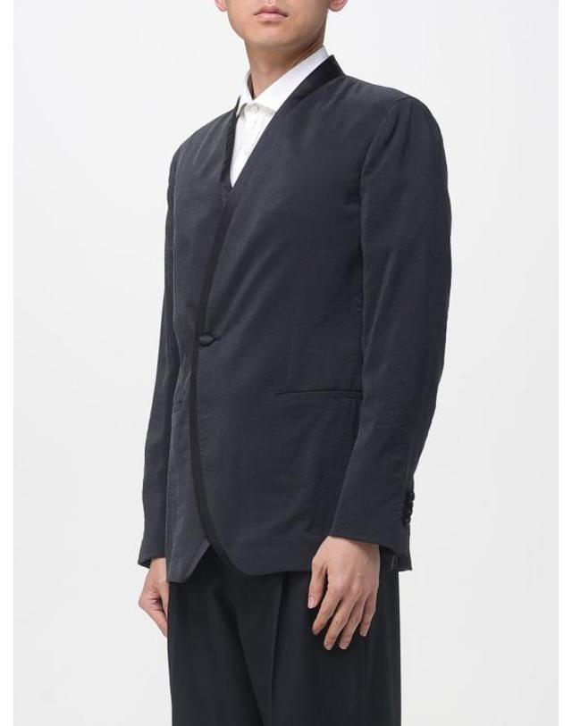 조르지오 아르마니 [해외직구] 26SS 조르지오 아르마니 자켓 GM001565TE10081 UC001 Black 착용컷