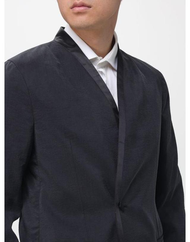 조르지오 아르마니 [해외직구] 26SS 조르지오 아르마니 자켓 GM001565TE10081 UC001 Black 착용컷