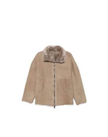 [해외직구] 26FW 조르지오 브라토 가죽 자켓 GD27F19099BISM TAUPE NEUTRALS