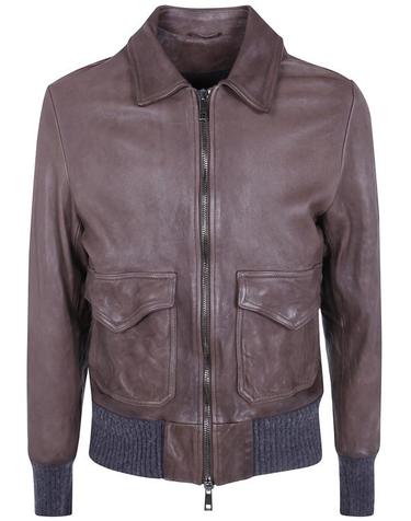 [해외직구] 26FW 조르지오 브라토 가죽 자켓 GU27F20010V BARK RED