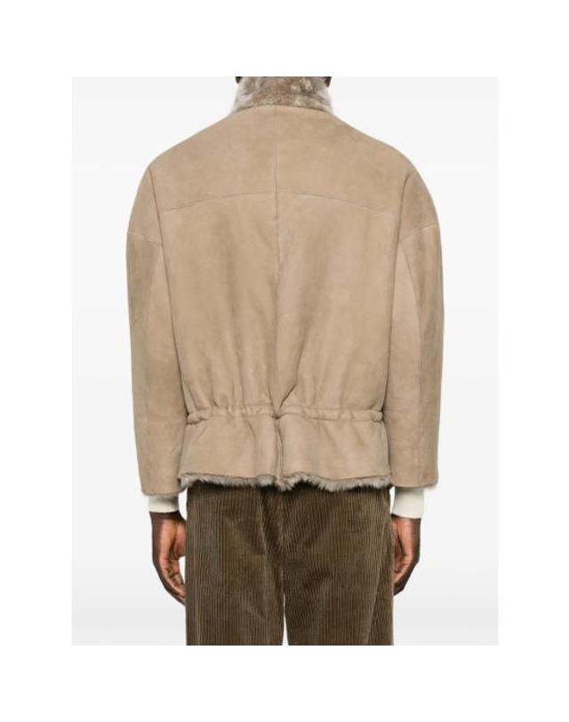 조르지오 브라토 [해외직구] 26FW 조르지오 브라토 가죽 자켓 GD27F19099BISM TAUPE NEUTRALS 착용컷