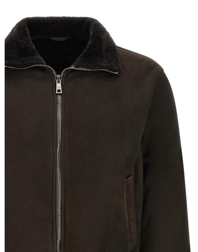 조르지오 브라토 [해외직구] 26FW 조르지오 브라토 무스탕 GU27F01005MEVLFONDENTE Brown 착용컷