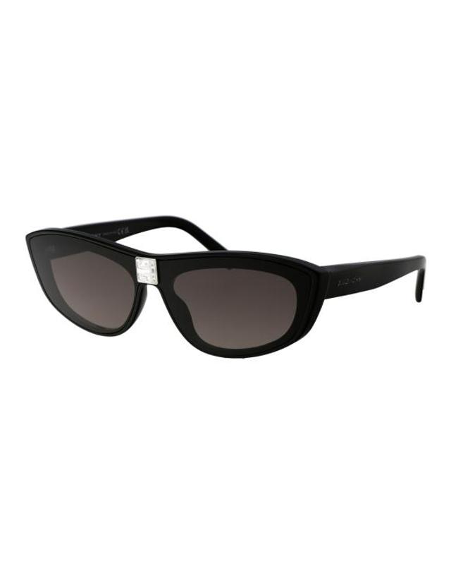 지방시 [해외직구] 25SS 지방시 선글라스 GV40027I 01B SHINY BLACK GRADIENT SMOKE 착용컷