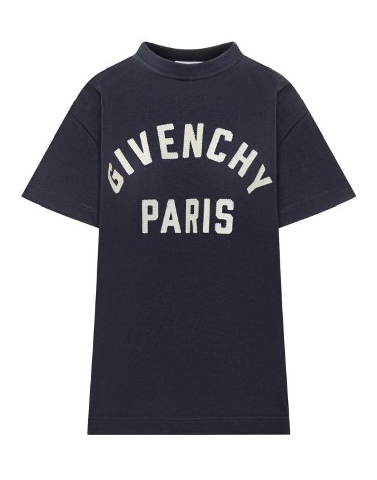 [해외] 25FW 지방시 반팔 티셔츠 BW70FM3YRS 411 NAVY WHITE E8K9XX76158