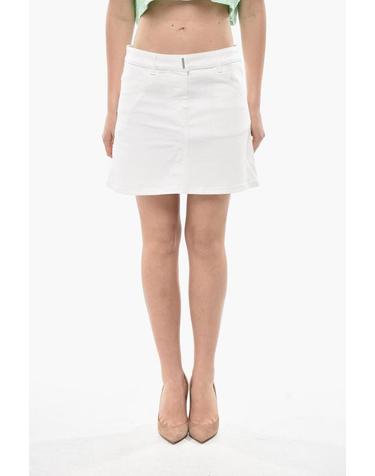 [해외직구] 지방시 데님 스커트 BW40KR5Y4J 100 White