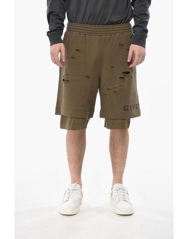[해외직구] 지방시 숏팬츠 BM51613Y8Y 305 Military Green