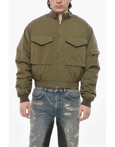 [해외직구] 지방시 봄버 자켓 BM016L15EF 306 Military Green