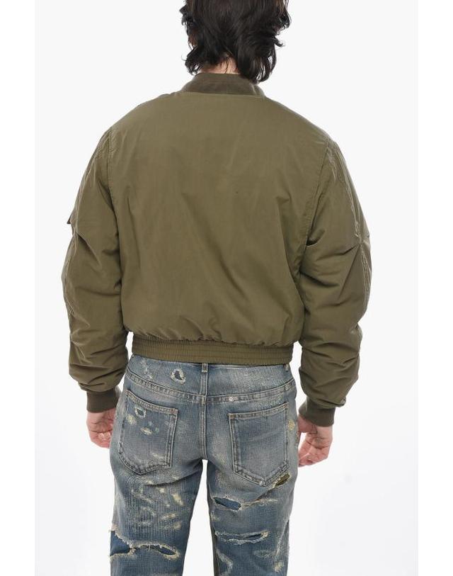 지방시 [해외직구] 지방시 봄버 자켓 BM016L15EF 306 Military Green 착용컷